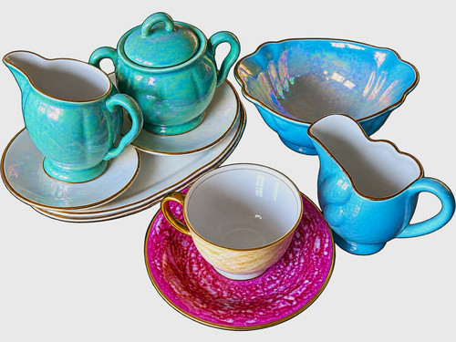 Vintage iridescent lustreware - vintage,