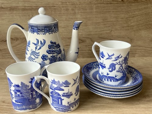 Mixed lot vintage blue - lot, willow