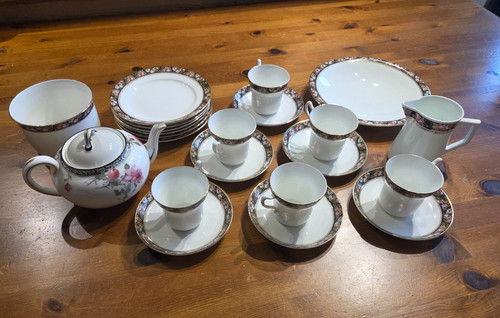 Vintage grafton pompadour tea - vintage,