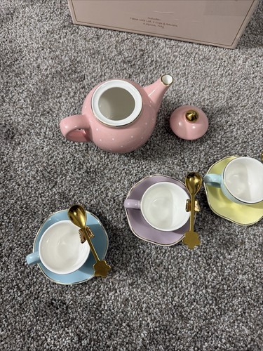 Porcelain tea set piece - tea, 10-piece