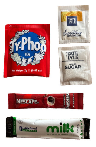 100 mixed tea coffee sugar - coffee,