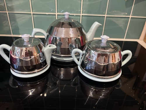 Beverley vintage blue 3pc tea - 3pc,