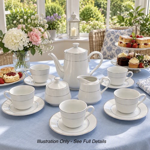 White porcelain tea - white,