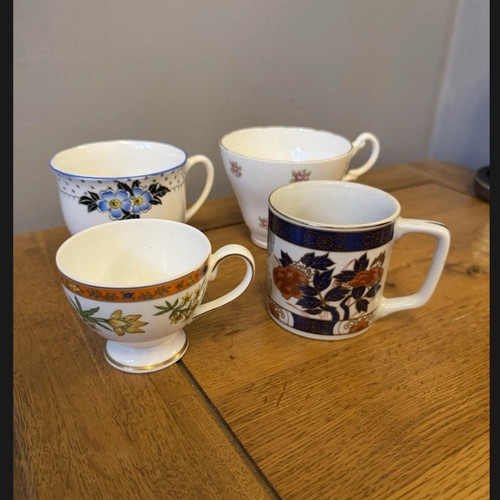 Ceramic tea cup set - of, 4