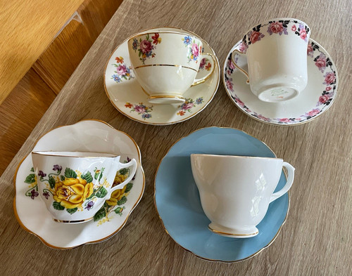 Mixed brands tea cup - mixed,