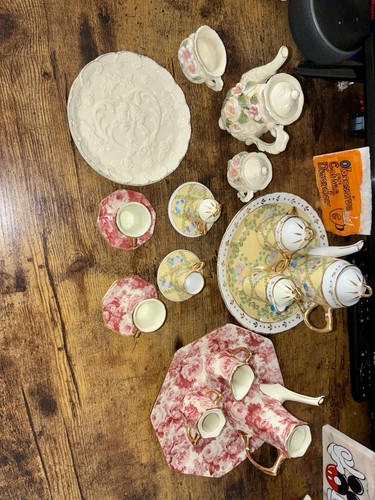 Patterned vintage porcelain - vintage,