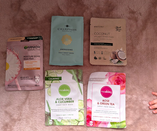 Mixed brands sheet face mask - brands,